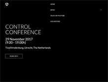 Tablet Screenshot of controlconference.com